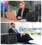 EMPSIGN Laptop Case Briefcase, 17.3 Inch Laptop Bag Expandable Messenger Bag for Men & Women Water Repellent, RFID Blocking
