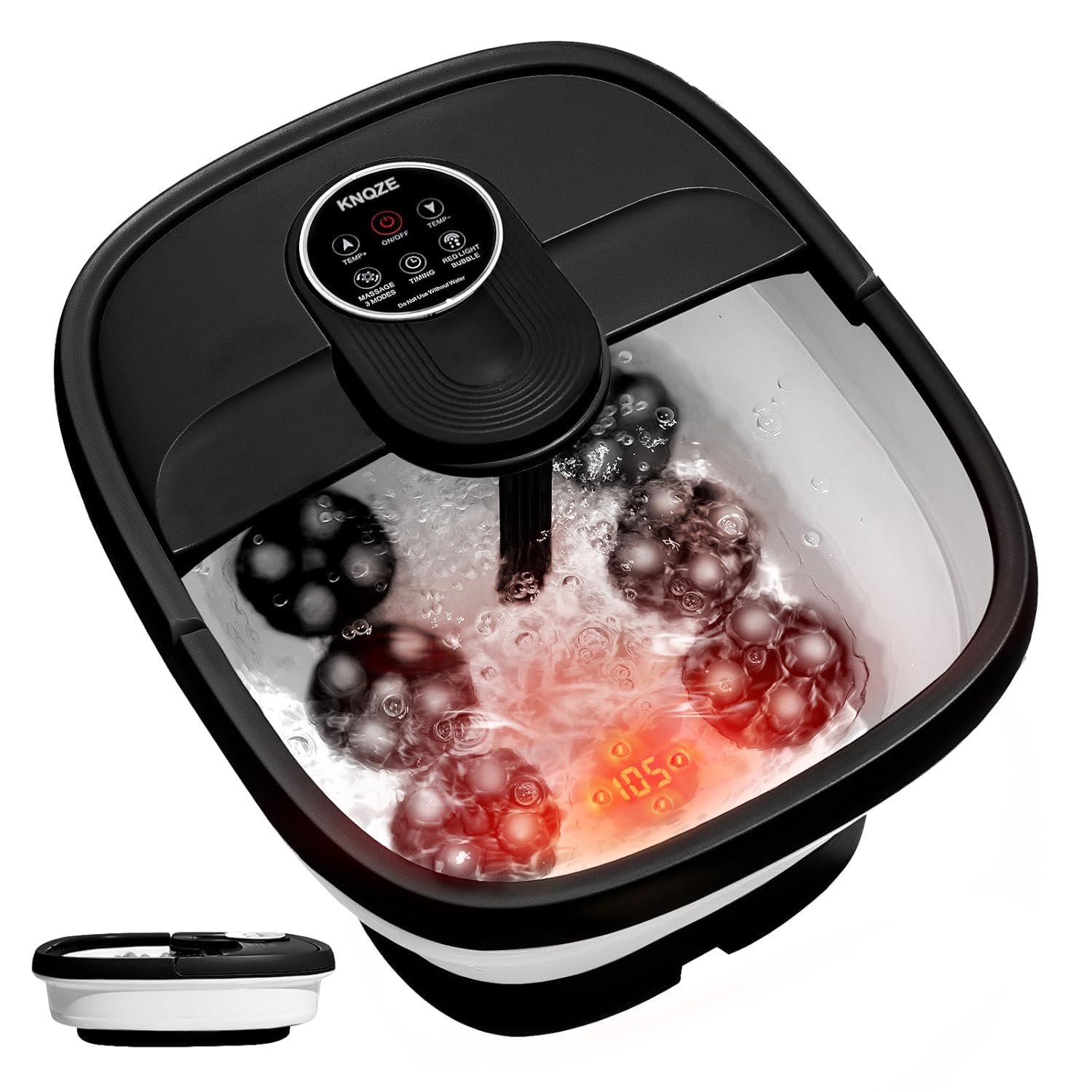 Amazon.com: KNQZE Collapsible Foot Spa Electric Foot Bath with