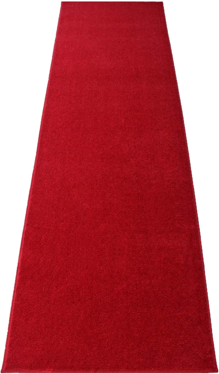Bright Royal Blue Event Carpet Aisle Runner - Quality Plush Pile Rug with Backing, Binding in Various Sizes (3 X 10 ft, Bright Royal Blue)