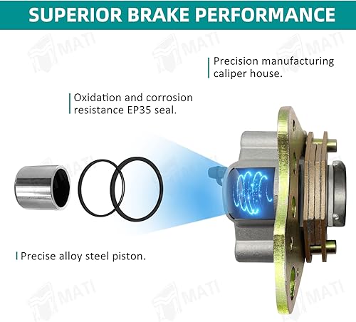 Miniatura 4 de Pinza de freno delantera izquierda y derecha para Polaris ATV Sportsman 335 400 500 600 700 Sportsman 500 6X6 Magnum 330 500 Magnum 325 2X4 4X4