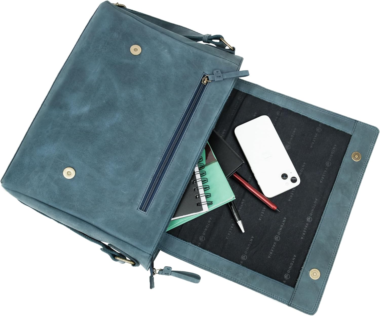 Antonio Valeria Robert Premium Leather Messenger Bag for Men