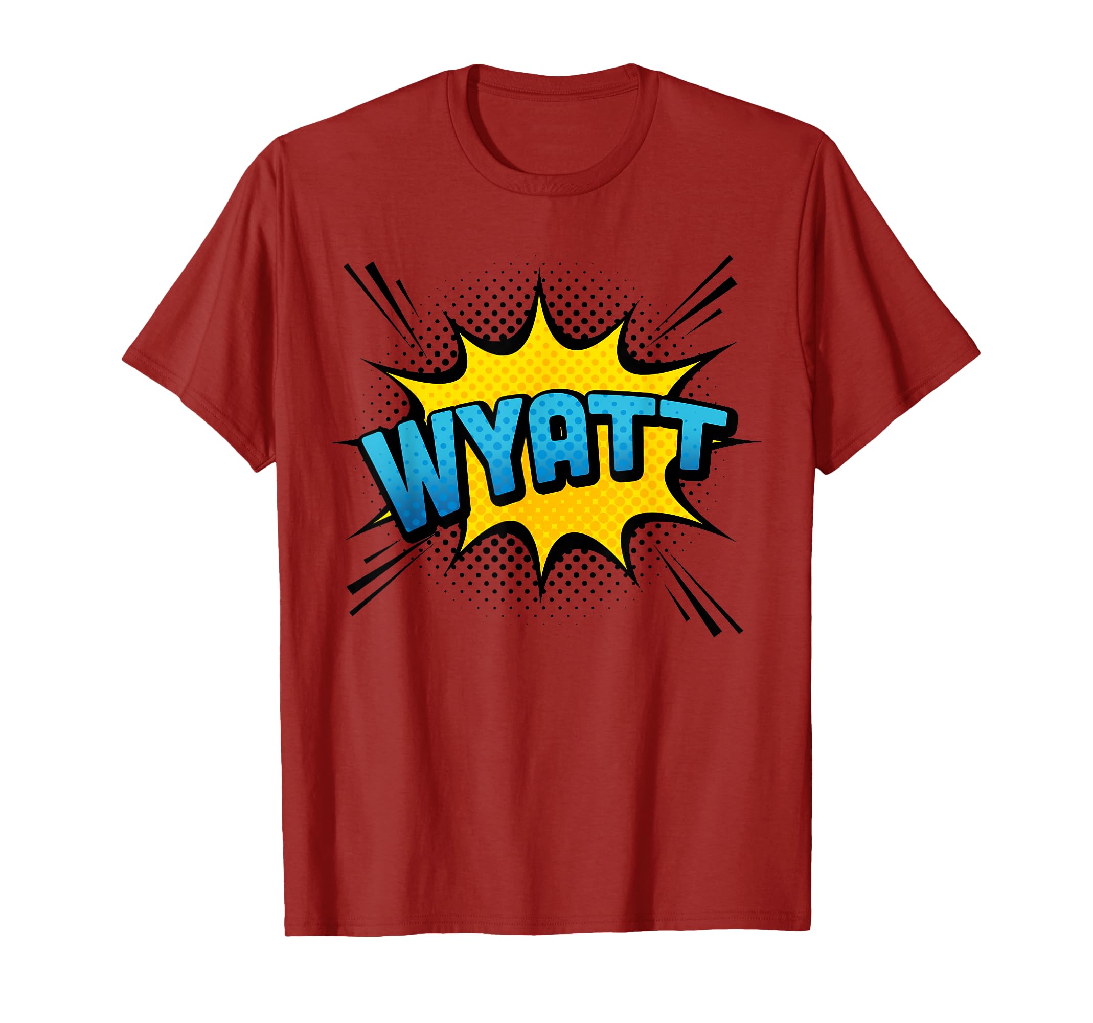 WYATT - Boys Name Superhero Style T-Shirt