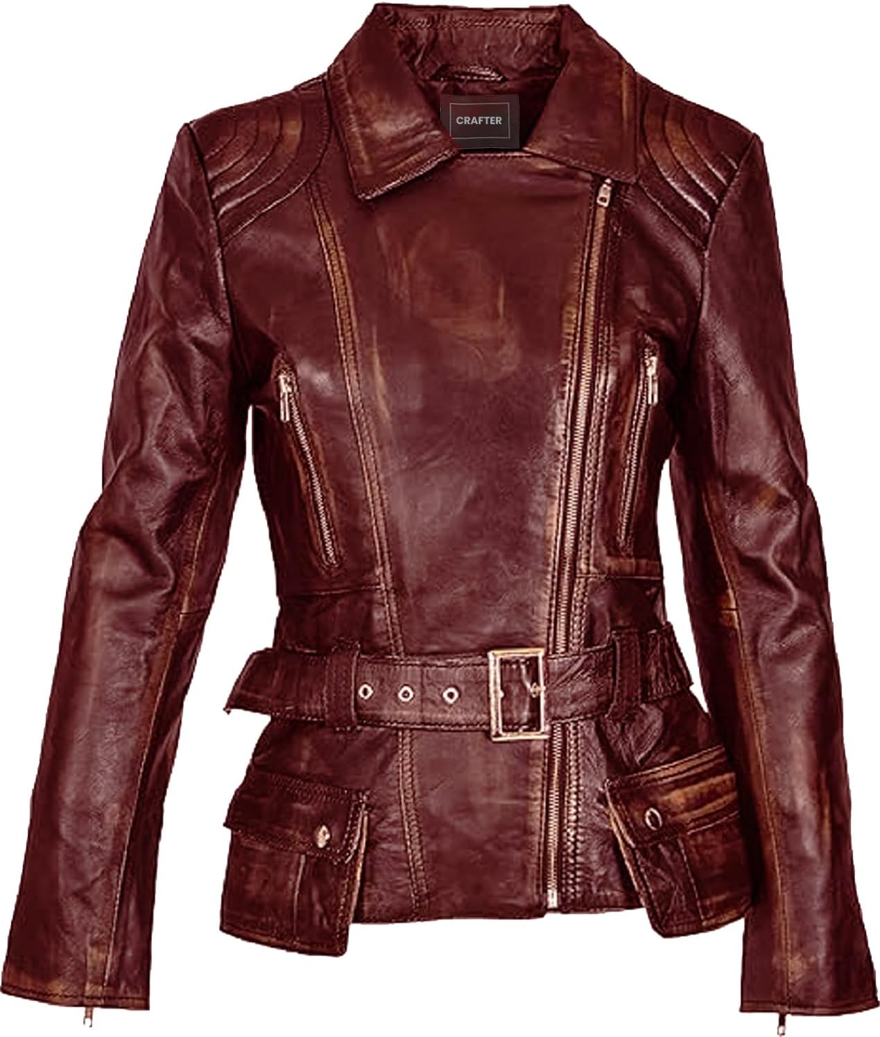 Womens Genuine Lambskin Leather Jacket | Classic rider leather jacket | Black Leather Jacket Women | Womens Leather Jacket - Image 3