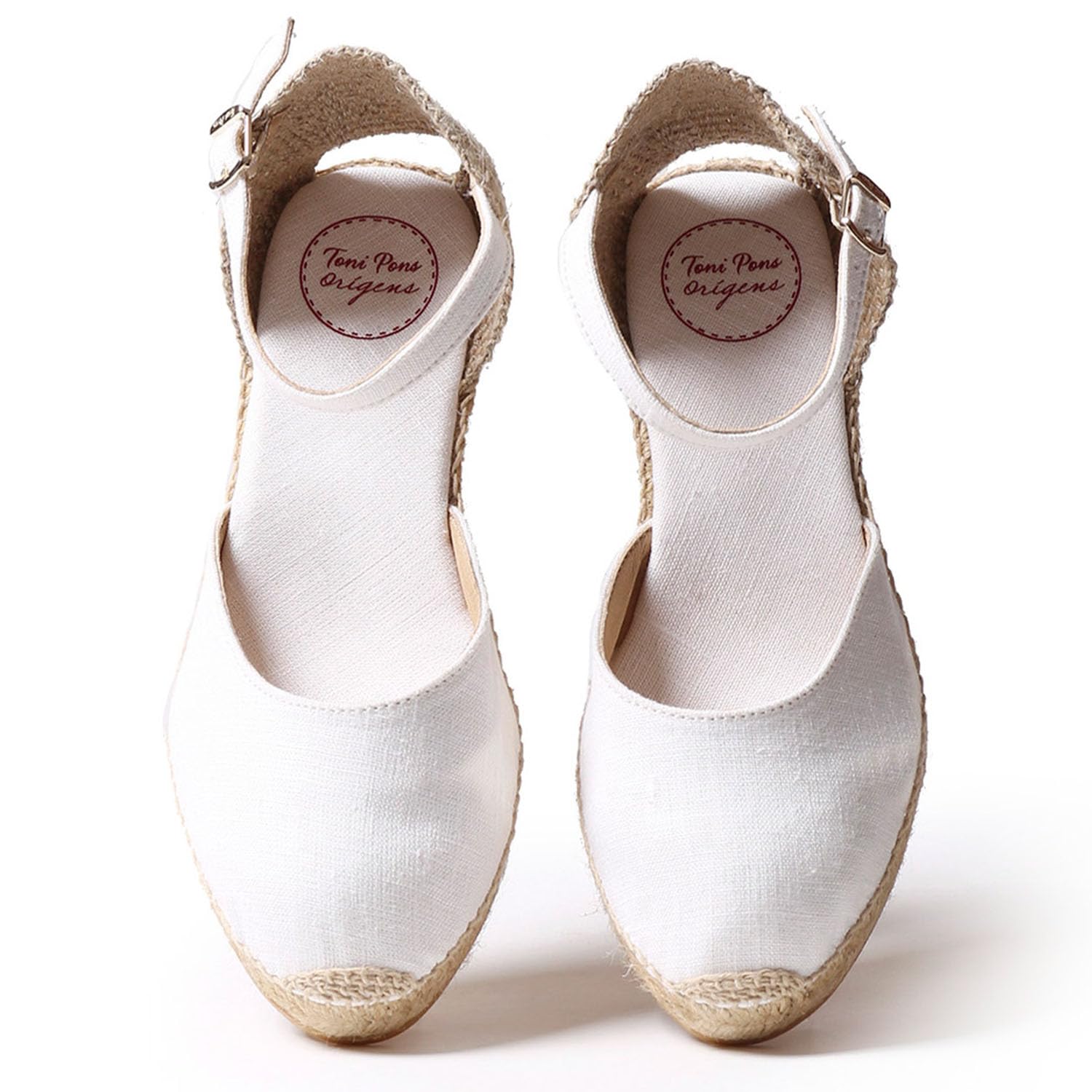 Toni Pons CALDES vegane Damen Keil-Espadrille aus Leinen.