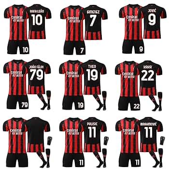 【新品未使用】25/26 acミラン背番号14 Lです 25-26 ACミラン HOME オーセンティックユニフォーム／サッカー