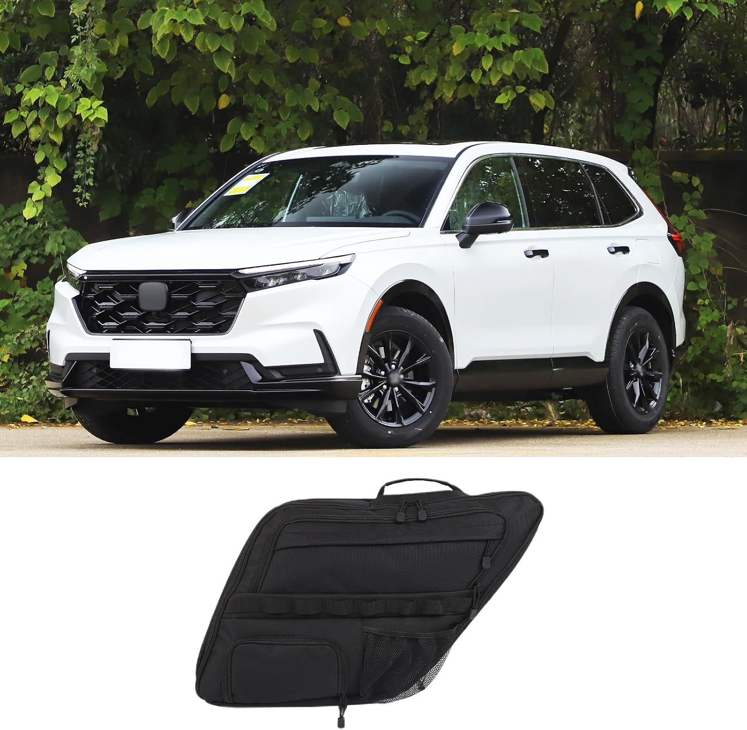 PIUGILH Car Trunk Window Storage Bag Compatible with Honda CRV 2004 2005 2006 Accessories, Car Rear Window Storage Bag Organizer