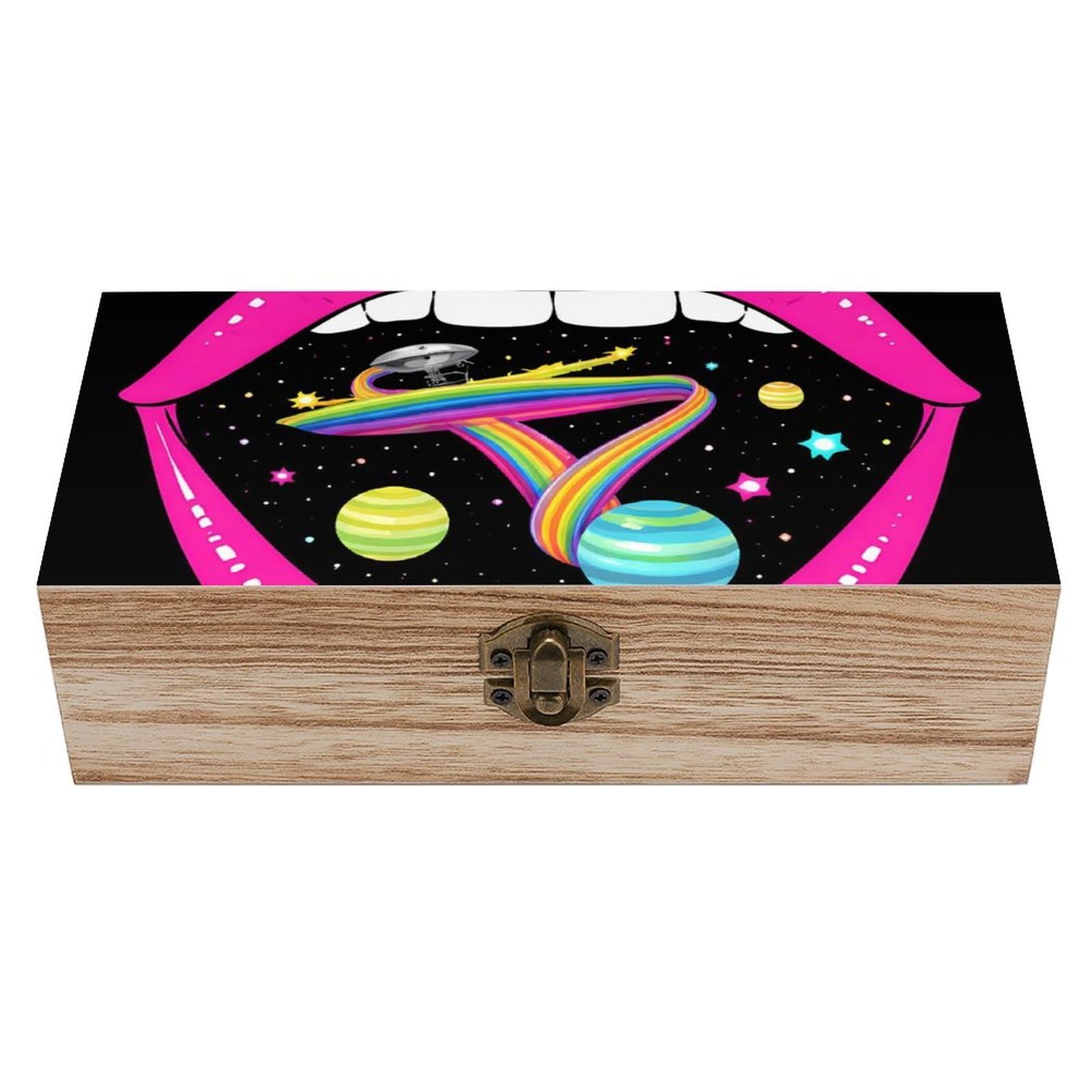 HLBSDM Orca Whale Wooden Storage Box