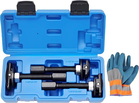 Rear Axle Bearing Puller Tool Set, 3PCS Axle Bearing Puller Extractor, Rear Axle Bearing Removal Tool Kit, Puller Slide Hammer Kit