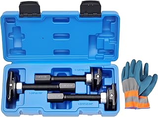 Rear Axle Bearing Puller Tool Set, 3PCS Axle Bearing Puller Extractor, Rear Axle Bearing Removal Tool Kit, Puller Slide Hammer Kit