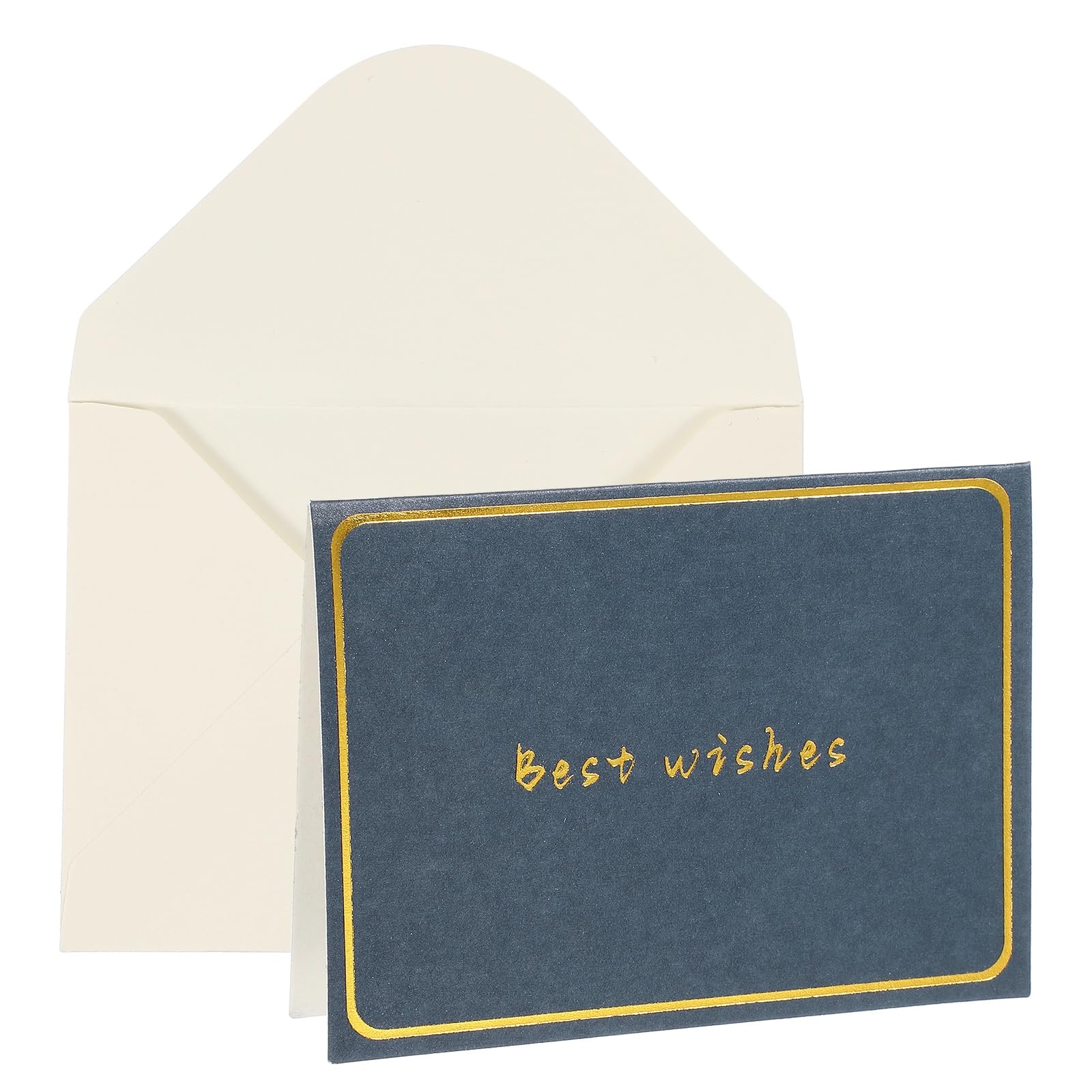 YOKIVE 3x4 Best wishes Cards, 20 Pcs, Navy Blue, Small Greeting Card — image 1