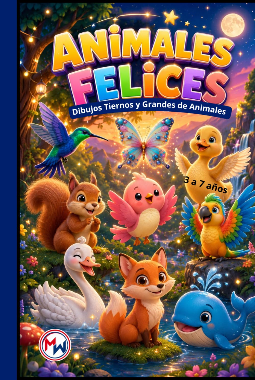 Animales Felices: Dibujos Tiernos y Grandes de Animales