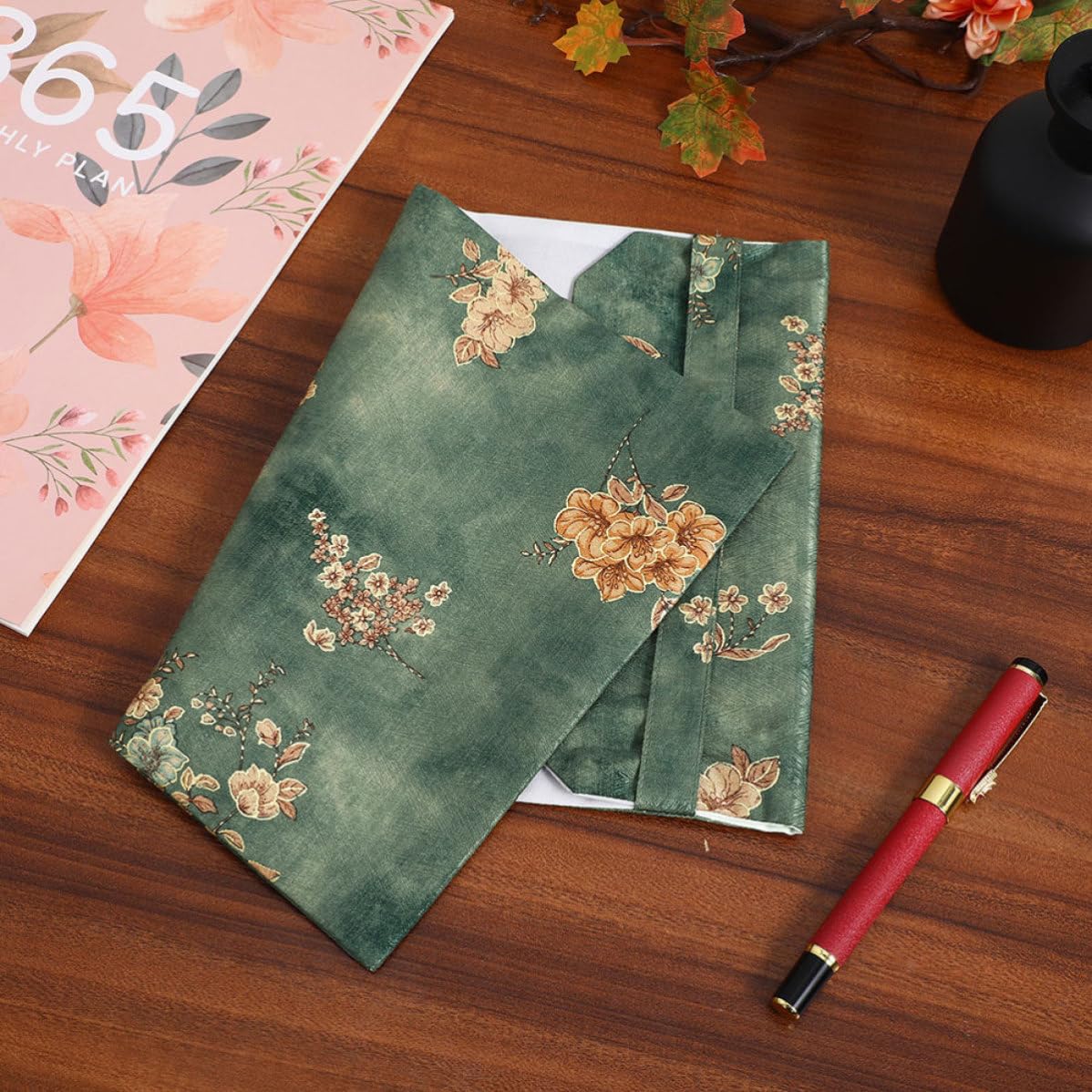 Fundas de Tela para Libros A5, 2piezas, Cubiertas Ajustables para Planners y Diarios, Tacto Suave y Resistente, Ideales para Estudiantes y Protección Escolar