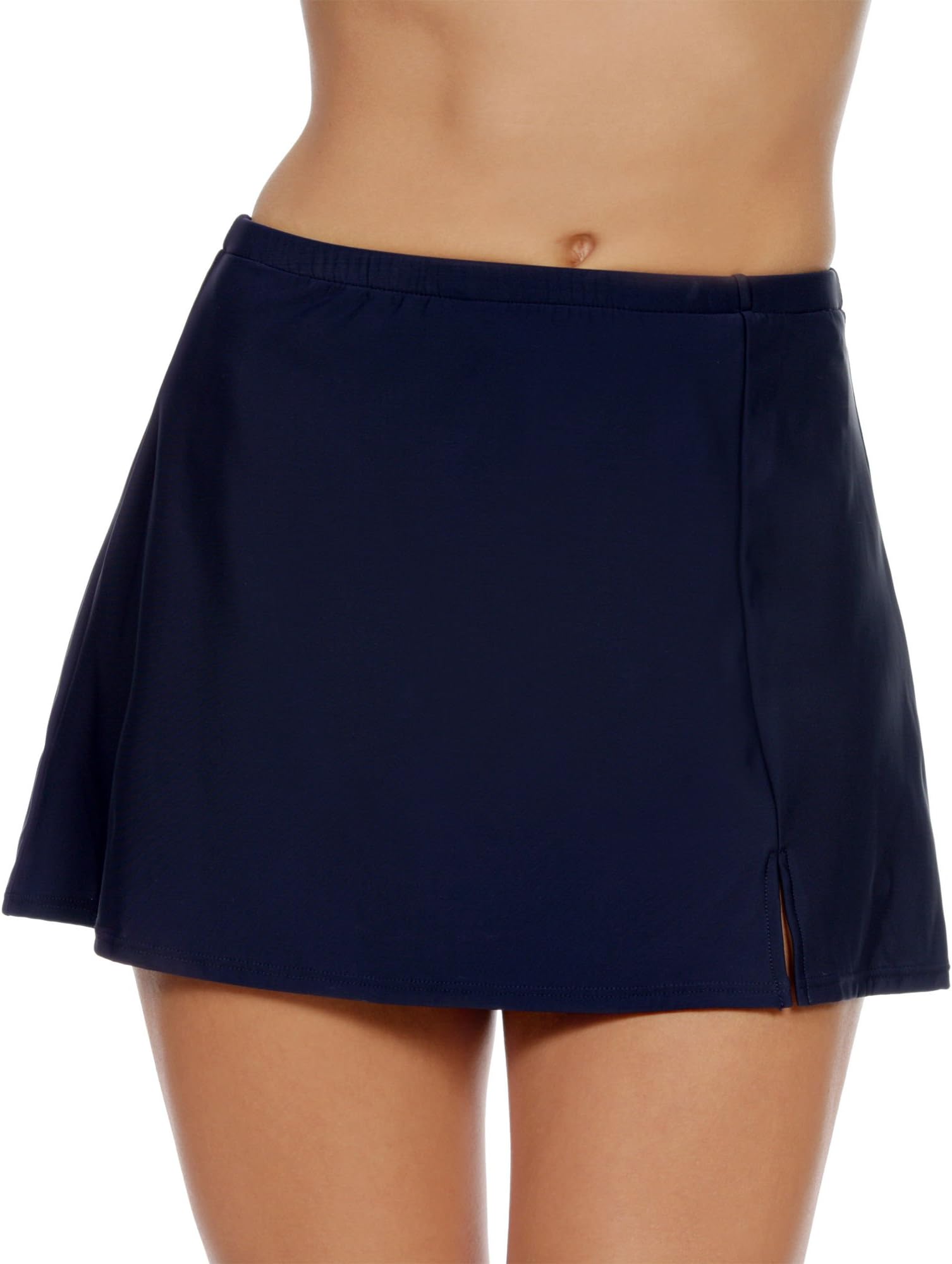 Paradise Bay Womens Tummy Control Swim Skirt-14 Navy