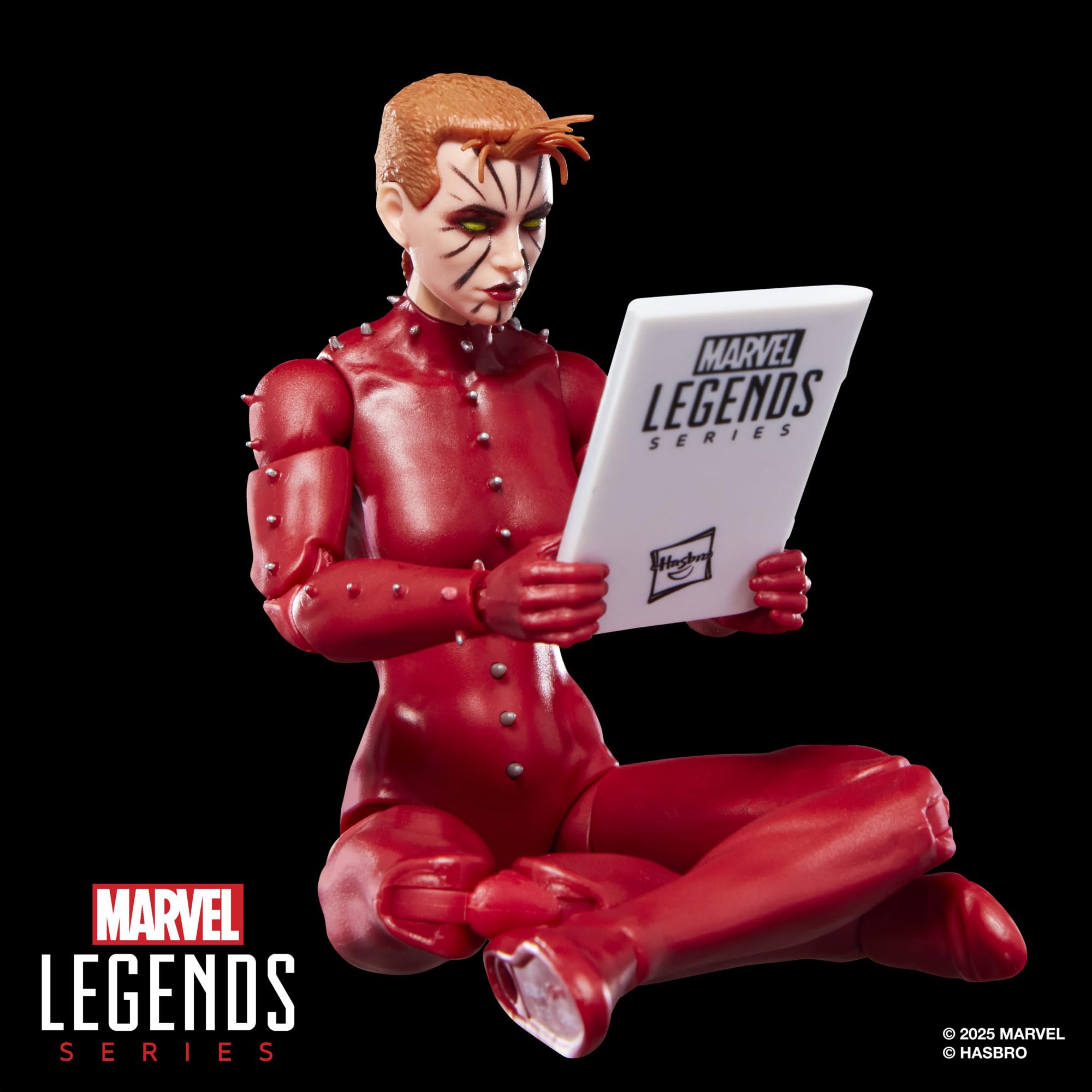 Phoenix (Rachel Summers) z serii Marvel Legends, figurka kolekcjonerska X-Men w skali 15 cm z dużym zabawkowym komiksem, inspirowana komiksem Excalibur nr 1 (1988)