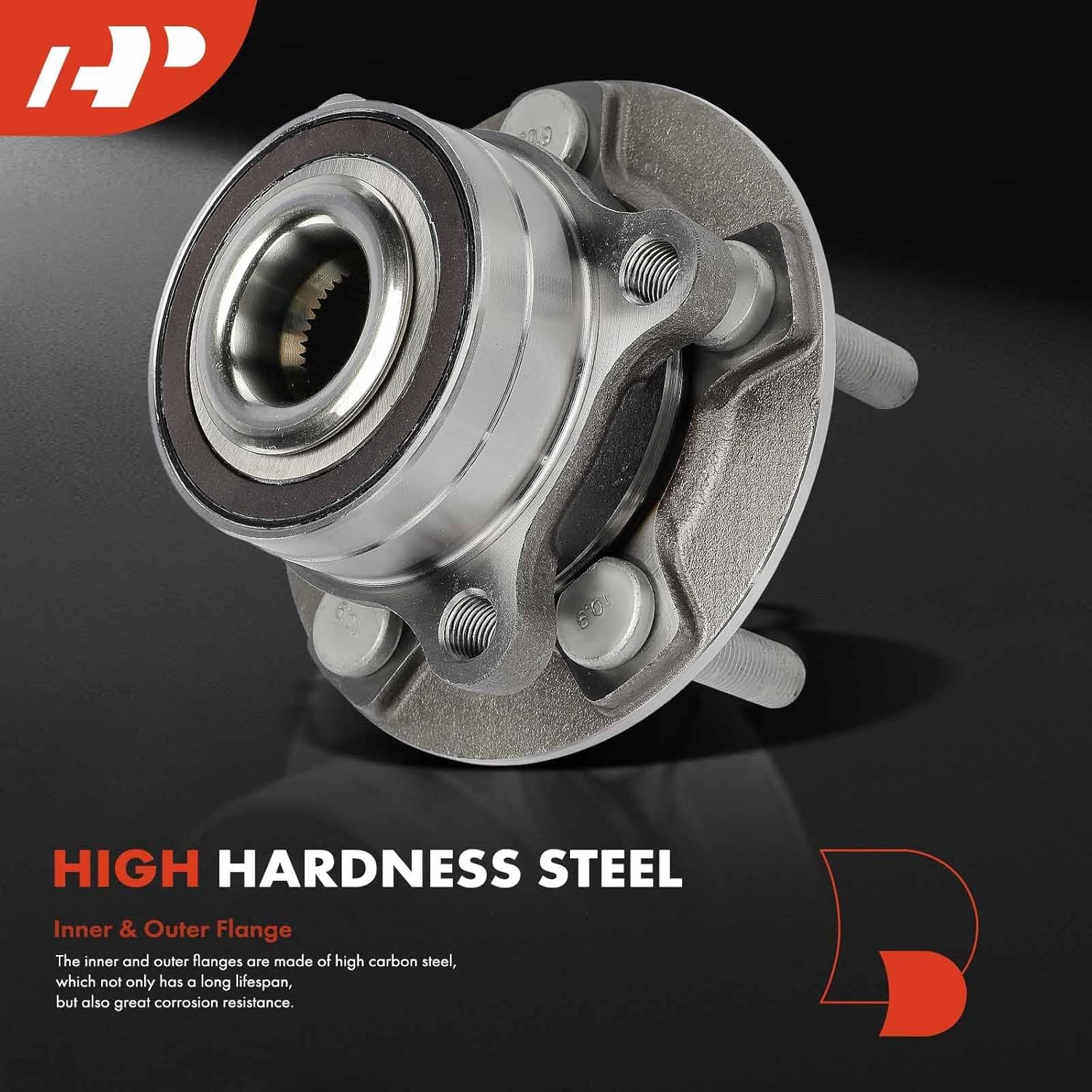 A-Premium 2 x Front Wheel Bearing and Hub Assembly with 5-Lug Compatible with Ford Explorer 2020-2023, Police Interceptor Utility 2020-2023 & Lincoln Aviator 2020-2023, AWD Only