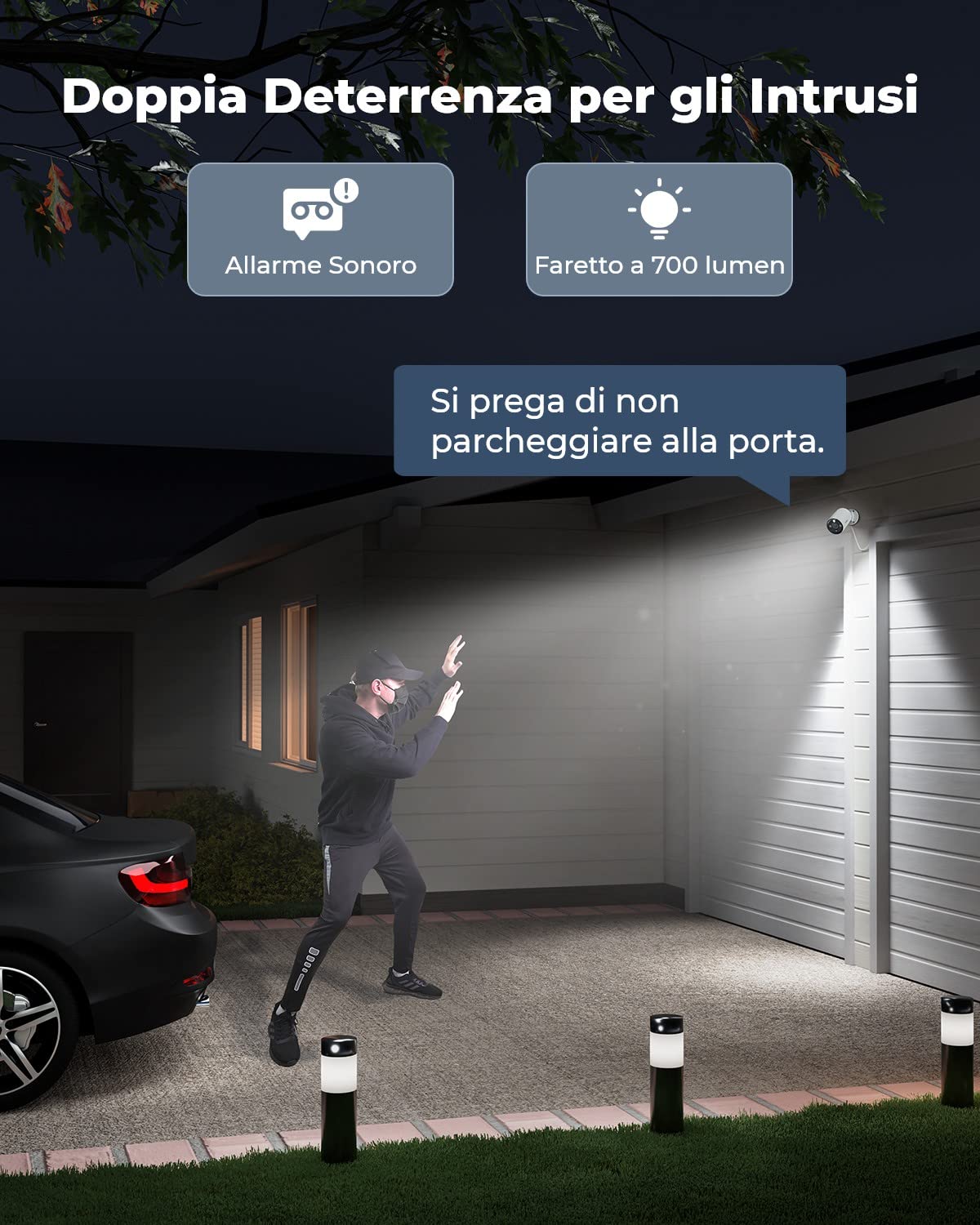 Reolink PoE 12MP Telecamera Esterno, Rilevamento di Uomo/Veicolo/Animale, Visione Notturna a Colori, Audio Bidirezionale, Avvisi Intelligenti, Time-Lapse, Slot per Scheda microSD, RLC-1212A