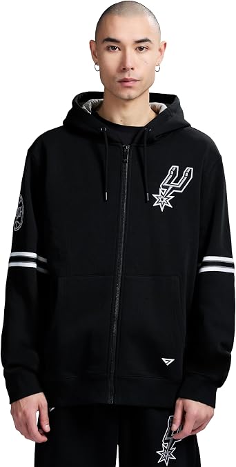 GAME 7 NBA mens Game 7 X Nba Officially Licensed Mens Long Sleeve Zip Up Hooded Fleece Sweatshirt