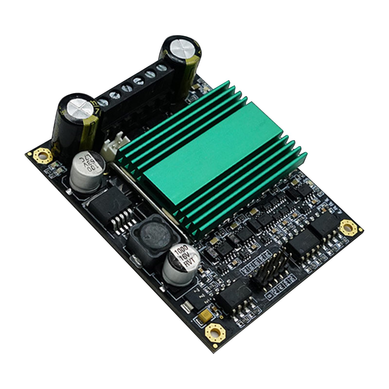Módulo De Controlador De Motor De Puente H Doble De 100 a De Potencia Entrada De 12 V 48 V Diseño De Disipación De Calor Eficiente Controlador De Motor PCB De Doble Canal