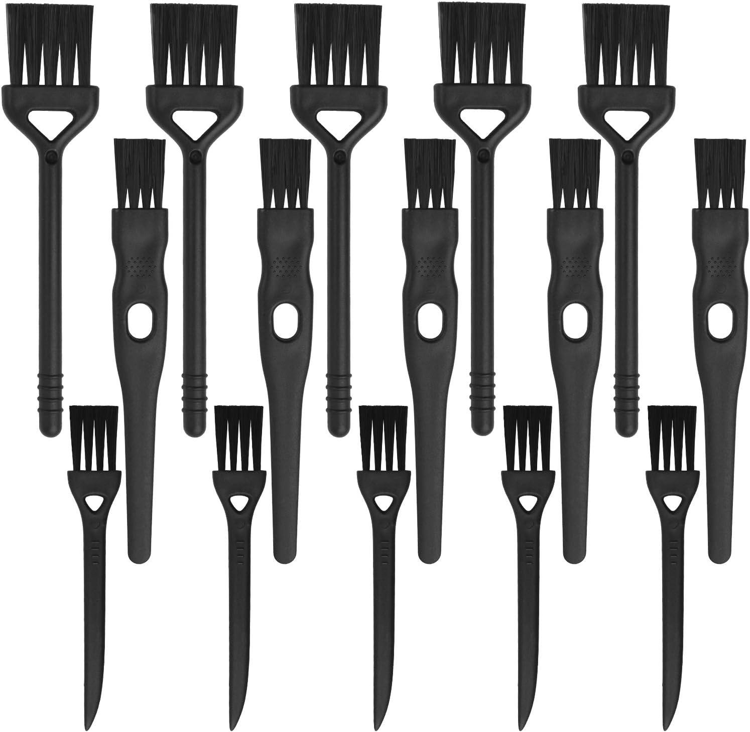 15pcs Electric Shaver Razor Cleaning Brushes Razor Cleaner Set Nylon Bristles Cleaner Brush,3 Styles