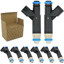 Fuel Injector Compatible with Ford 2004-2008 F150 E150 E250, 2004 2005 Explorer, 2004 2005 Mercury Mountaineer 4.6L Replaces FJ867 4L3E-B4C 04861238AB CM5171 Set of 8