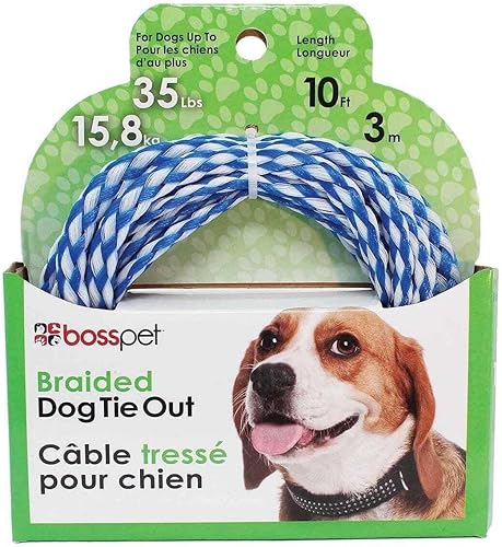 Boss Pet - Cuerda de poliéster para atar, 10 pies de longitud, Q241000099