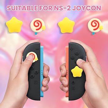Silicone Thumb Grip Caps, 4 Pack for PS5, PS4, Xbox & Switch Pro Controller