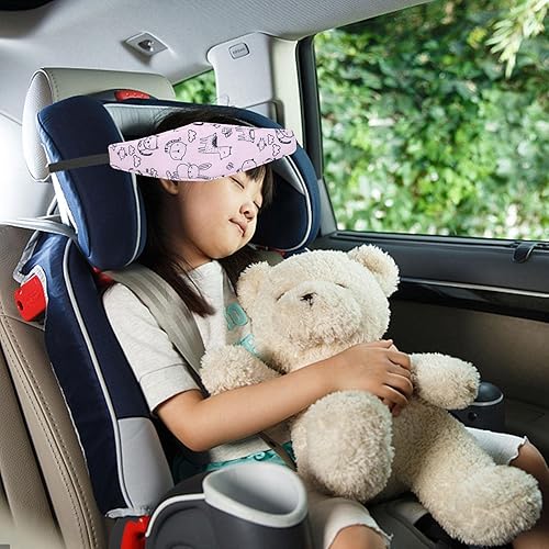 Miniatura 2 de Soporte para la cabeza del asiento de automóvil para bebés, banda de soporte para la cabeza del asiento de automóvil para niños pequeños, banda de
