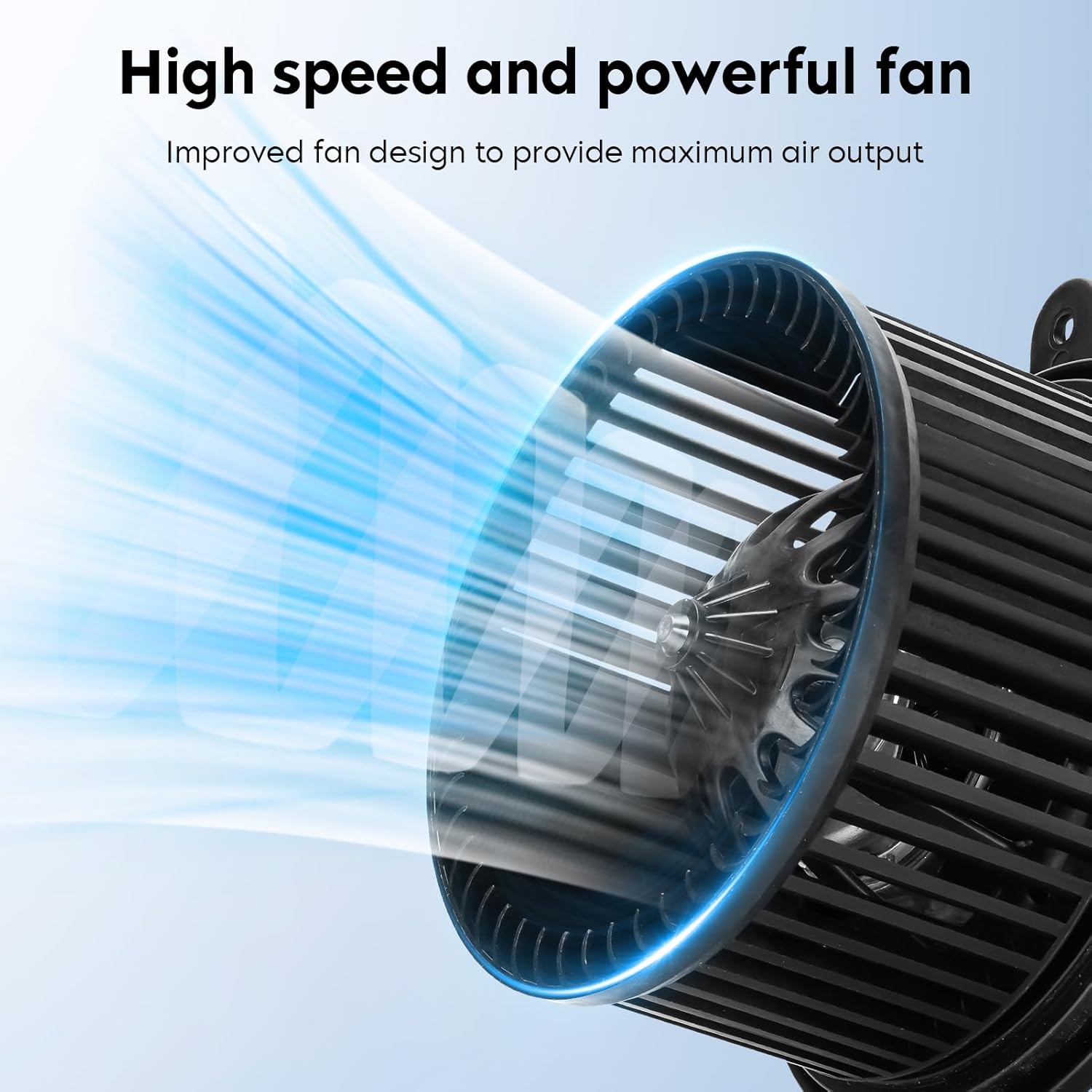 Front HVAC Heater Blower Motor Fan Assembly w/Fan for 1997-2001 Jeep Cherokee & 99-01 Jeep Wrangler Replaces for 700095 4886150AA