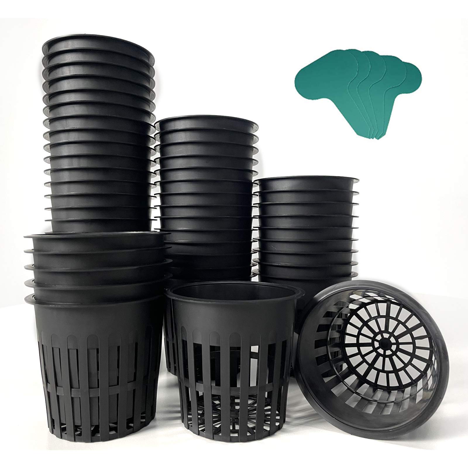 Buy INRLKIT 50 Packs 4 Inch Garden Net Cups, Slotted Mesh Net Pots