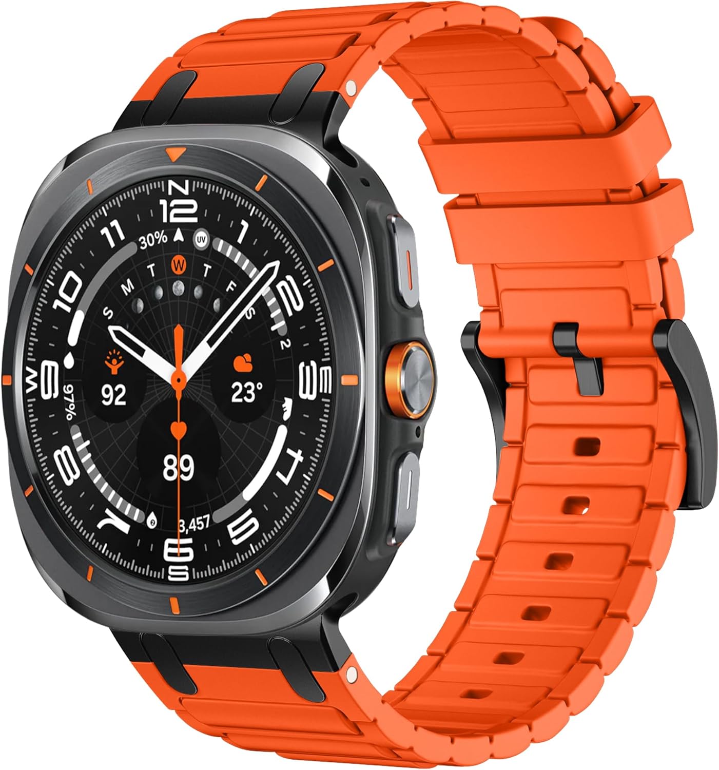 الرائد - وصلات معدنية متوافقة مع السوار السيليكون لساعة سامسون... - view 1