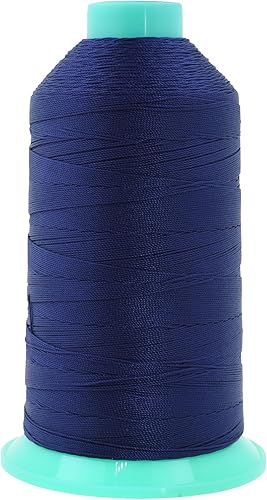 Miniatura 745 de Mandala Crafts Hilos de coser resistentes de nailon consolidado, hilo para tejer jeans de cuero, hilos de tapicería marina al aire libre, Beige