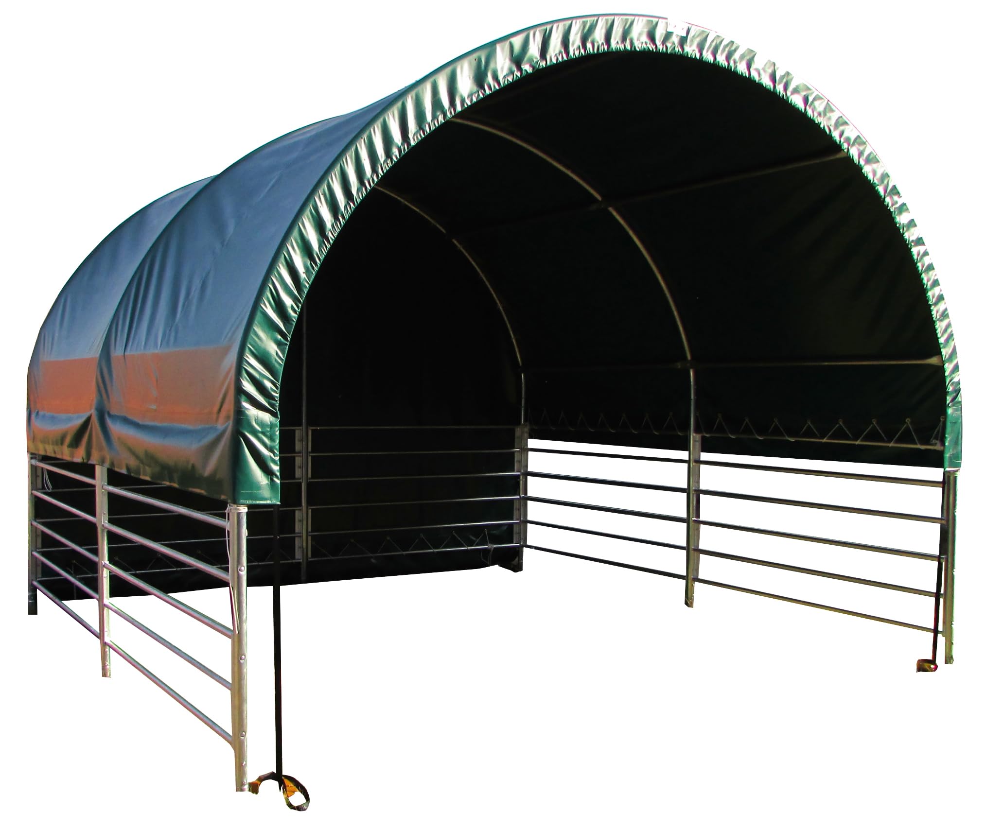 P. Lindberg Weidezelt für Pferde 4 x 4 m, 610 g/m² wasserdichte PVC-Plane