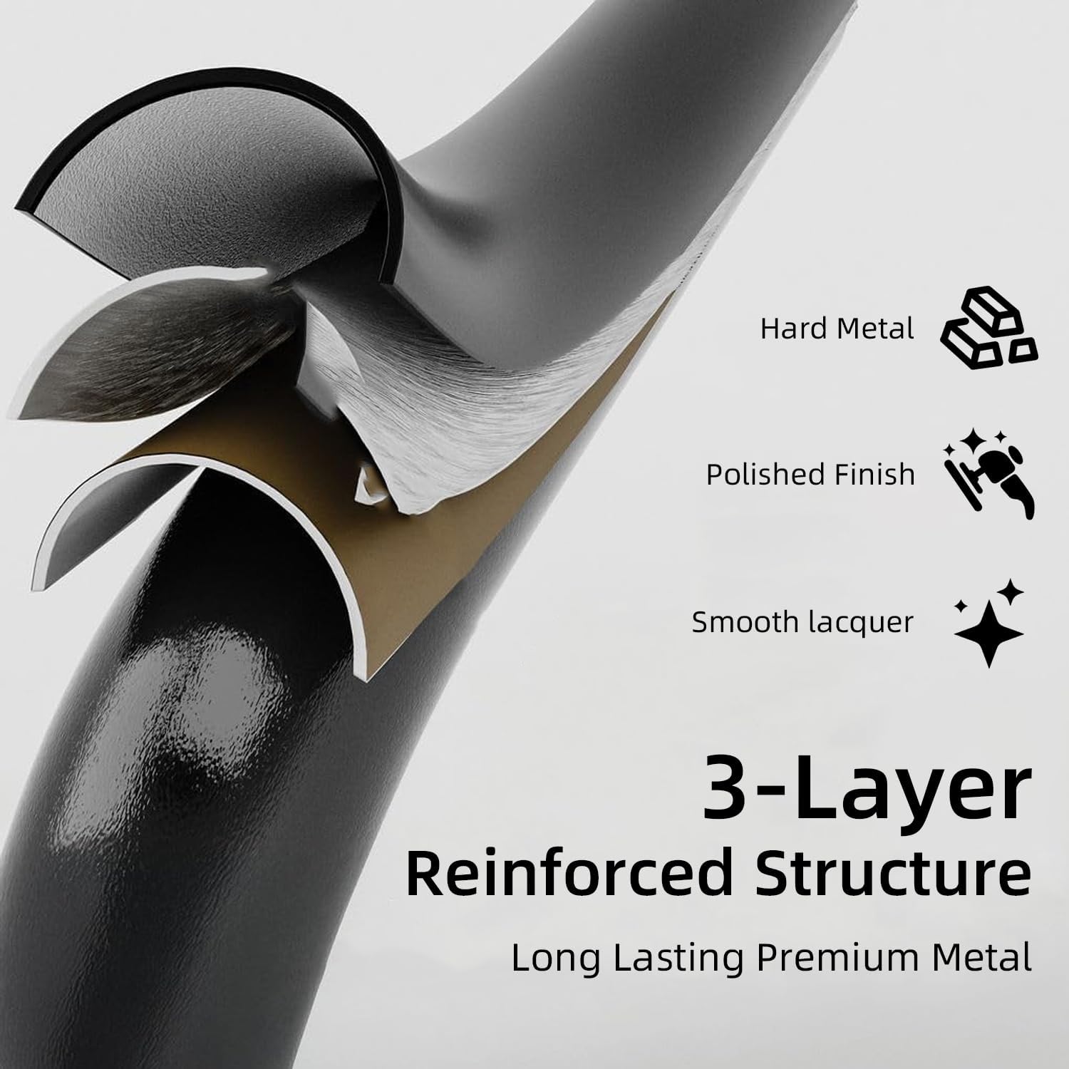 2 Step Ladder Folding Step Stool for Adults, Foldable Step Stool with Wide Anti-Slip Pedals and Handrail, Sturdy Stepstool Stepping Stool Small Ladder for Kitchen, Home and Office Use,Black