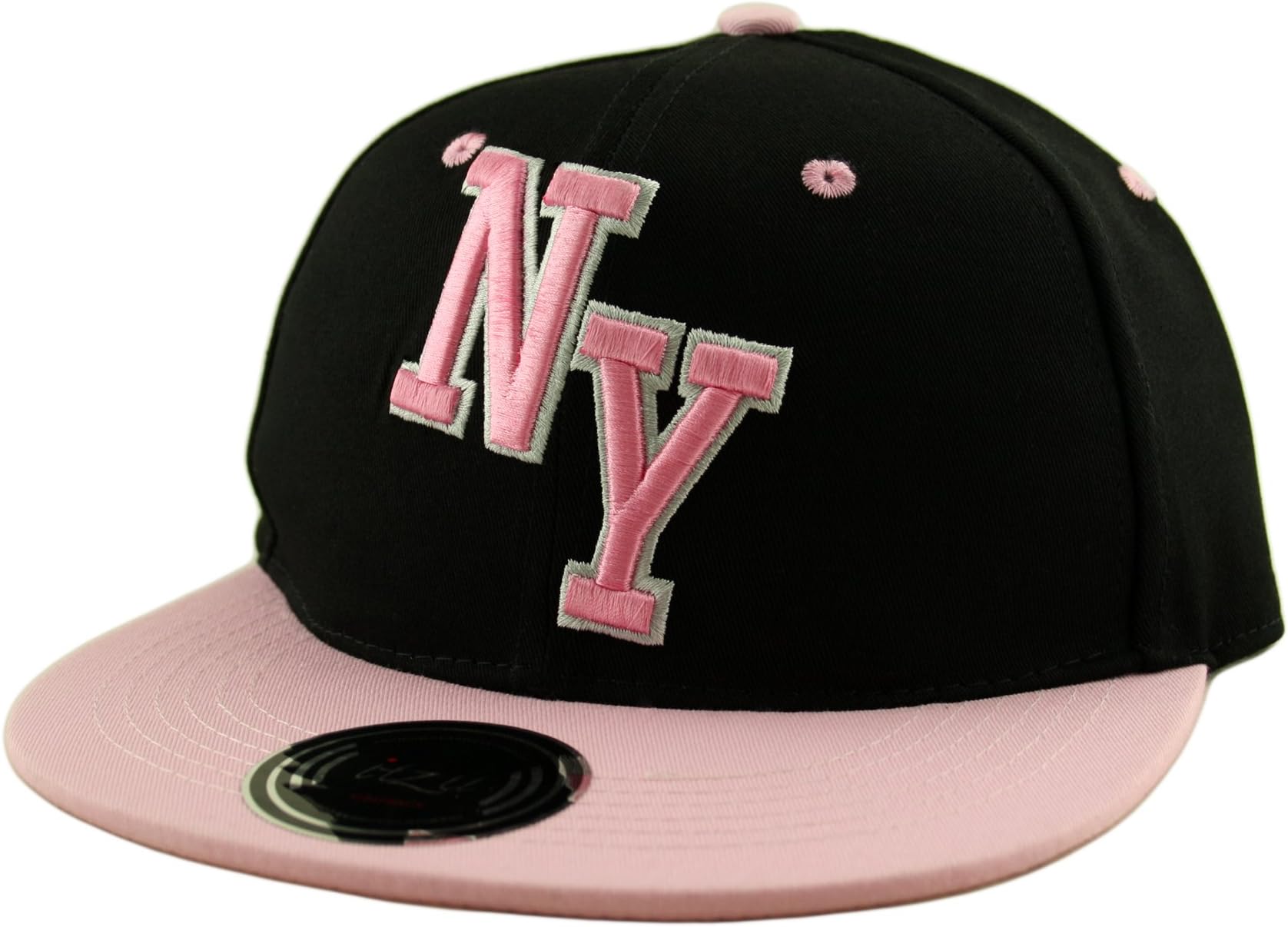 Kids (Boys/Girls) New York NY Snapback Baseball Cap Hat (Youth) in Pink Black Blue Purple