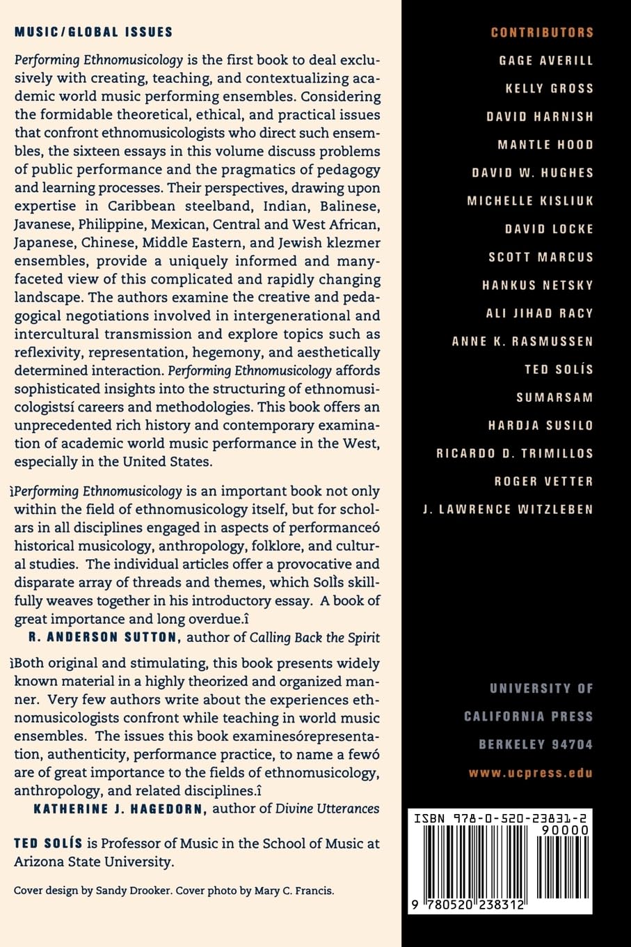 Performing Ethnomusicology: Teaching and Representation in World Music Ensembles
