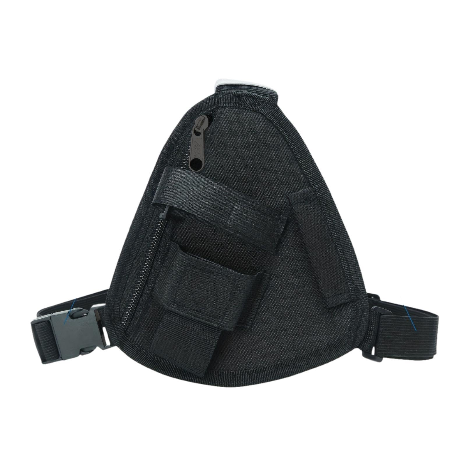 Radio Coffre Harnais Portant Sac résistant à la déchirure Portable Oxford Tissu Single Single Pochette Poitrine Sac pour Grimper