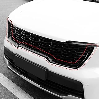 Sponsored You’re seeing this ad based on the product’s relevance to your search query.Learn more about this advertisement FUEISOF Front Bumper Grille Cover Frame Trims for Kia Sorento 2024 2025 Accessories (Carbon Fiber)