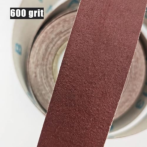 Miniatura 4 de Rollo de papel de lija de 1 pulgada x 20 pies, varias opciones de grano fácil de recortar, mínimo desperdicio, buena elección de papel de lija para