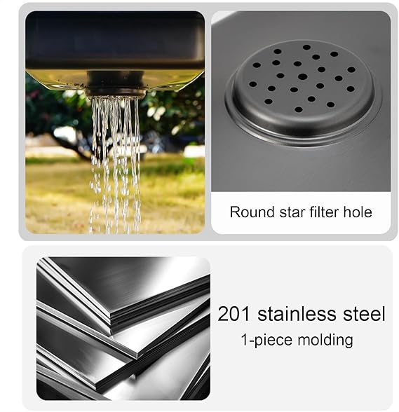 Camping Sink Multipurpose, Dish Tub, Basin, Dishpan | Portable Sink for Camping Laundry Picnic Indoor Travel BBQ