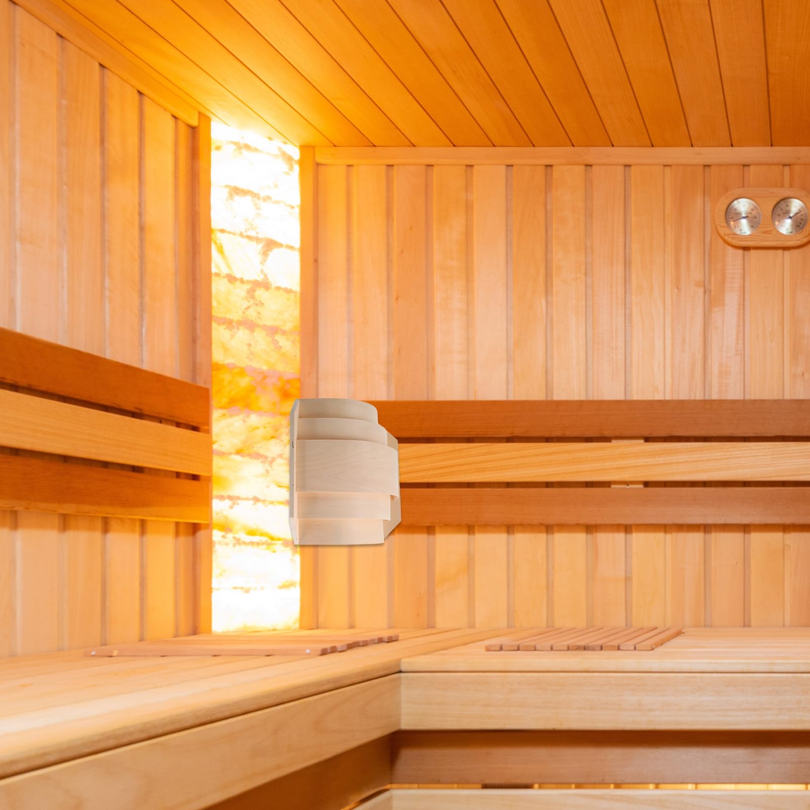 Sauna Leuchtenschirm für Eckleuchten, Ersatz Khaki