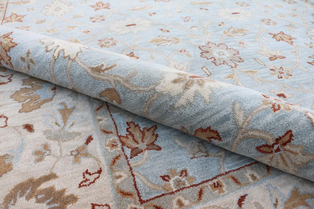 Malika Hand Tufted Wool Area Rug – Premium Handmade Carpet, Soft & Durable, Ideal for Living Room, Bedroom & Office