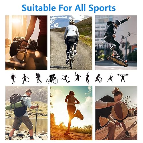 Miniatura 7 de Cinlitek Rodilleras de compresión de rodilla, soporte de rodilla ajustable para aliviar el dolor de rodilla, hinchazón, alivio de la inflamación,