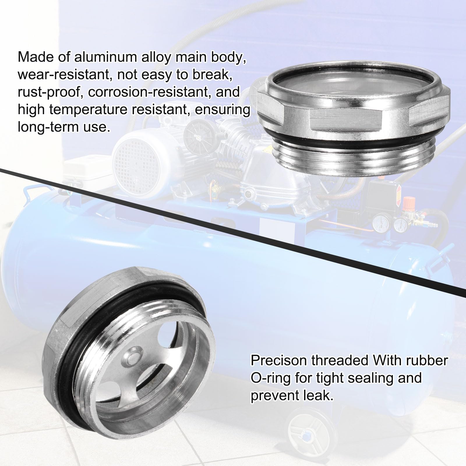 M METERXITY 2-Pack Air Compressor Oil Sight Glass - Image 4