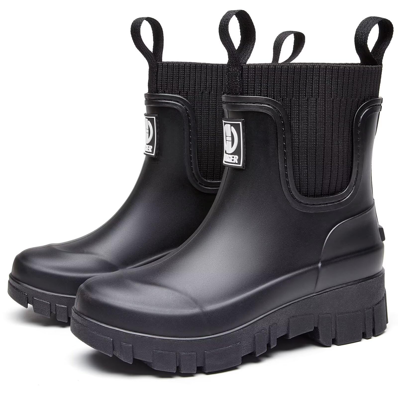 Botas de Agua Mujer Chelsea Impermeable Wellington Botines de Goma