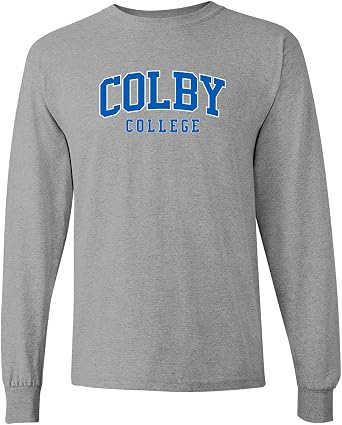 CreateMyTee Colby College Unisex Long Sleeve T-Shirt - Colby Mules Apparel