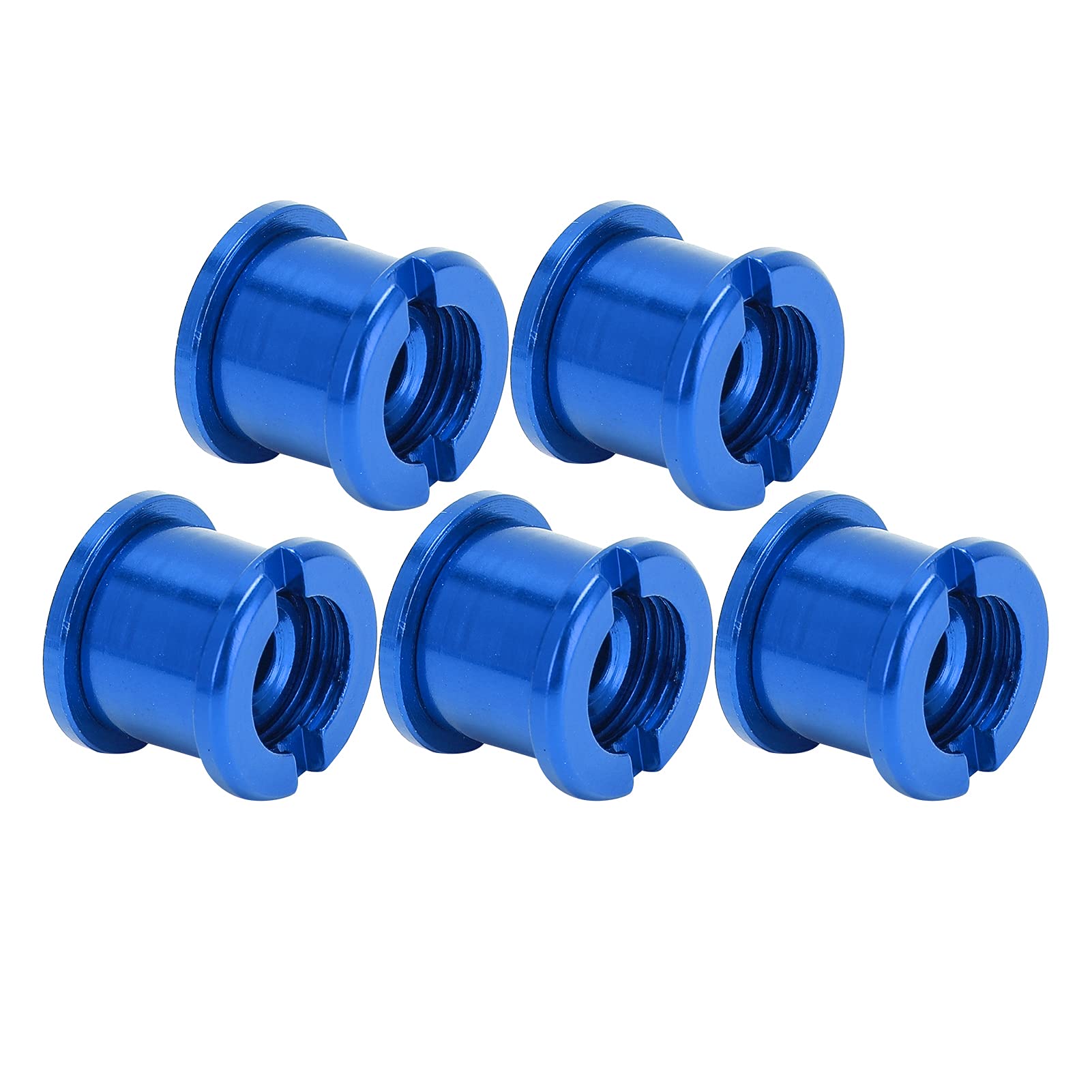 Lot De 5 Vis De Plateau Vélo Aluminium 4,9/6,4 Mm - Vis Et Écrous Avec Outil De Montage Pour Simple/Double Plateau