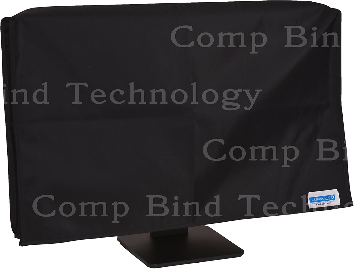 Comp Bind Technology Monitor Cover Compatible with Lenovo A740 27'' Portable Touch Screen All-in-One Computer Monitor Black Nylon Cover - 27.75''W x 8.47''D x 18.97''H