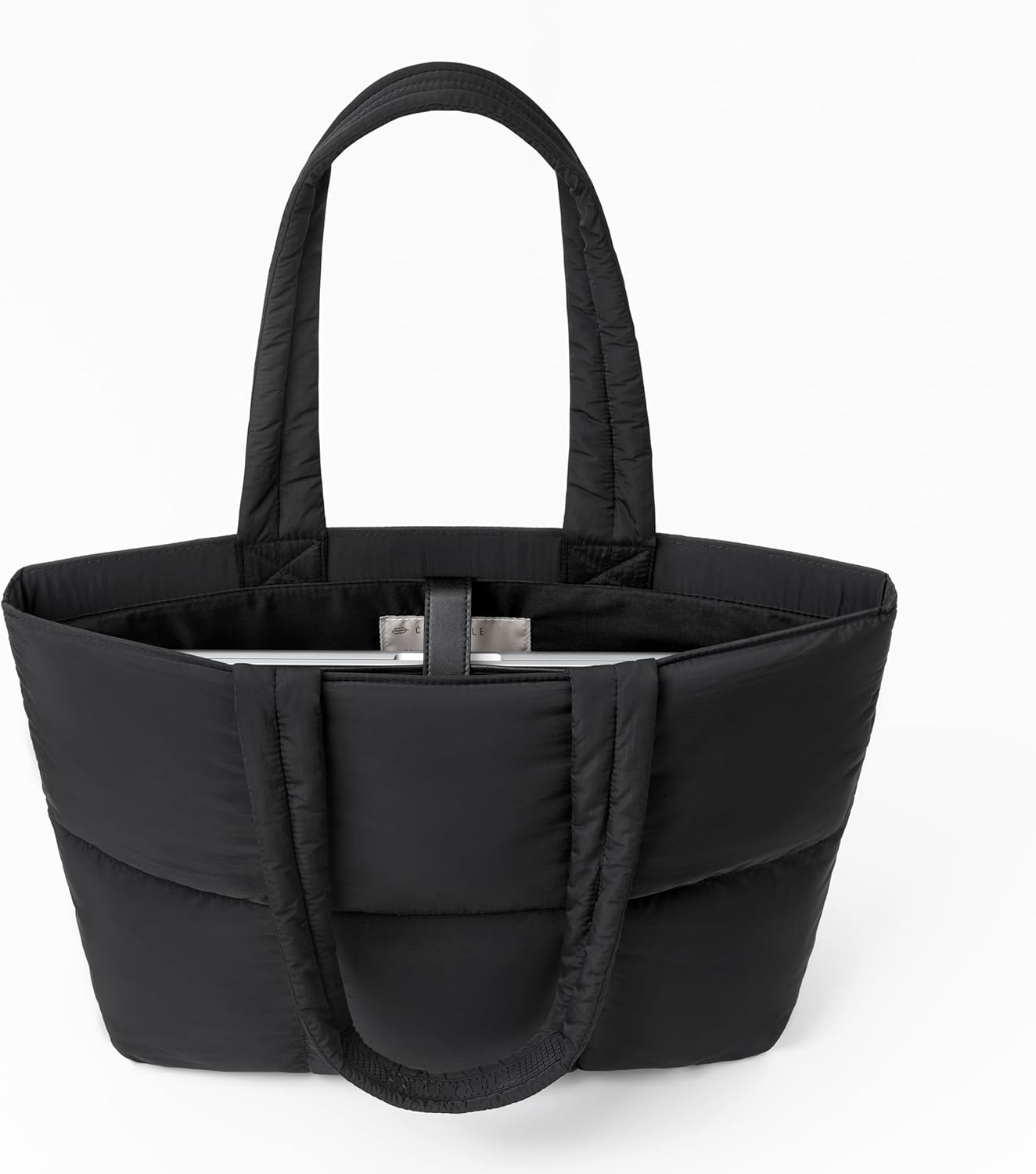 Comfyable Work Tote Bag for Women, Puffer Purse with Laptop Compartment, Large Shoulder Bag for Travel, 15 16 Inch - Image 3