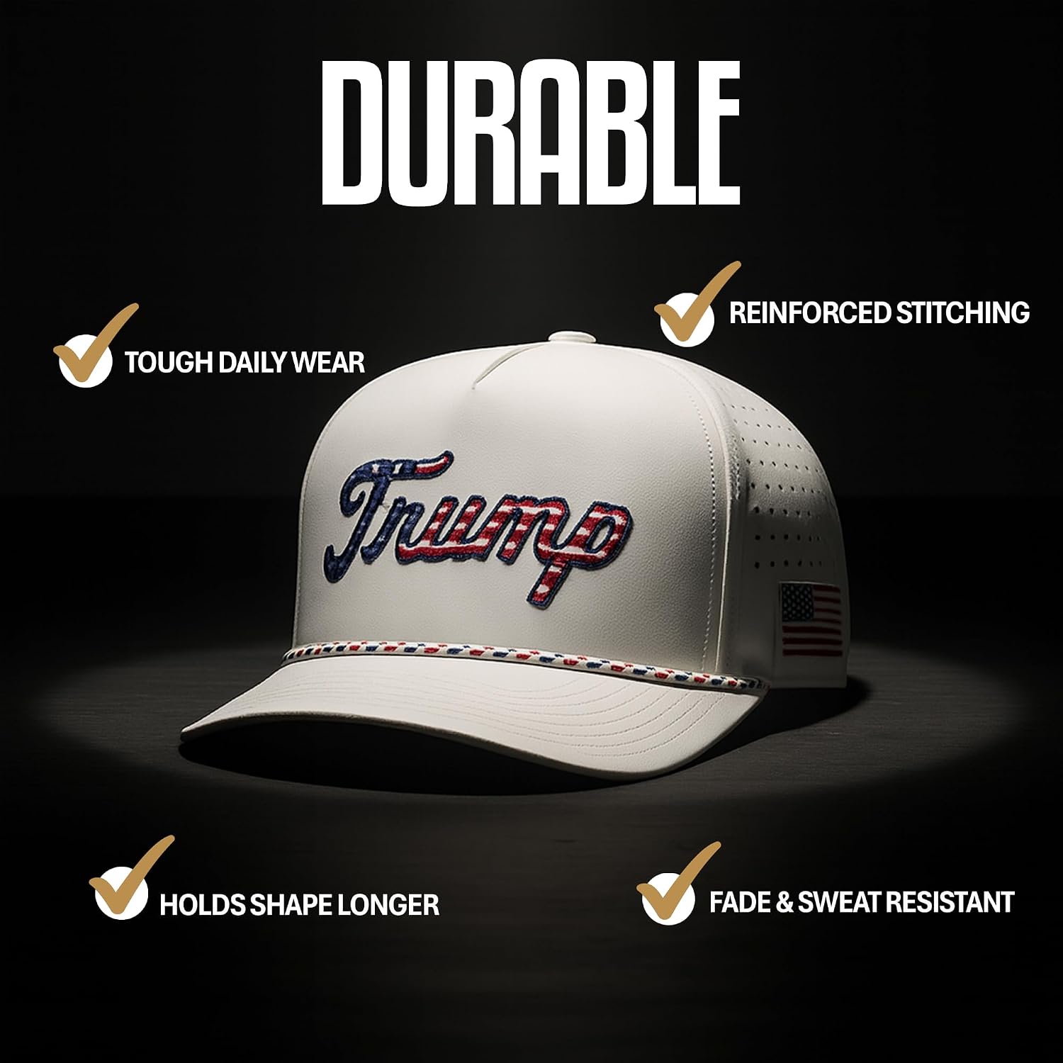 Curves & Clubs Titties Golf Hat - Funny Golf Hat, Titties Hat - Funny American Hat - One-Size-Fits-All - Men's Gifts
