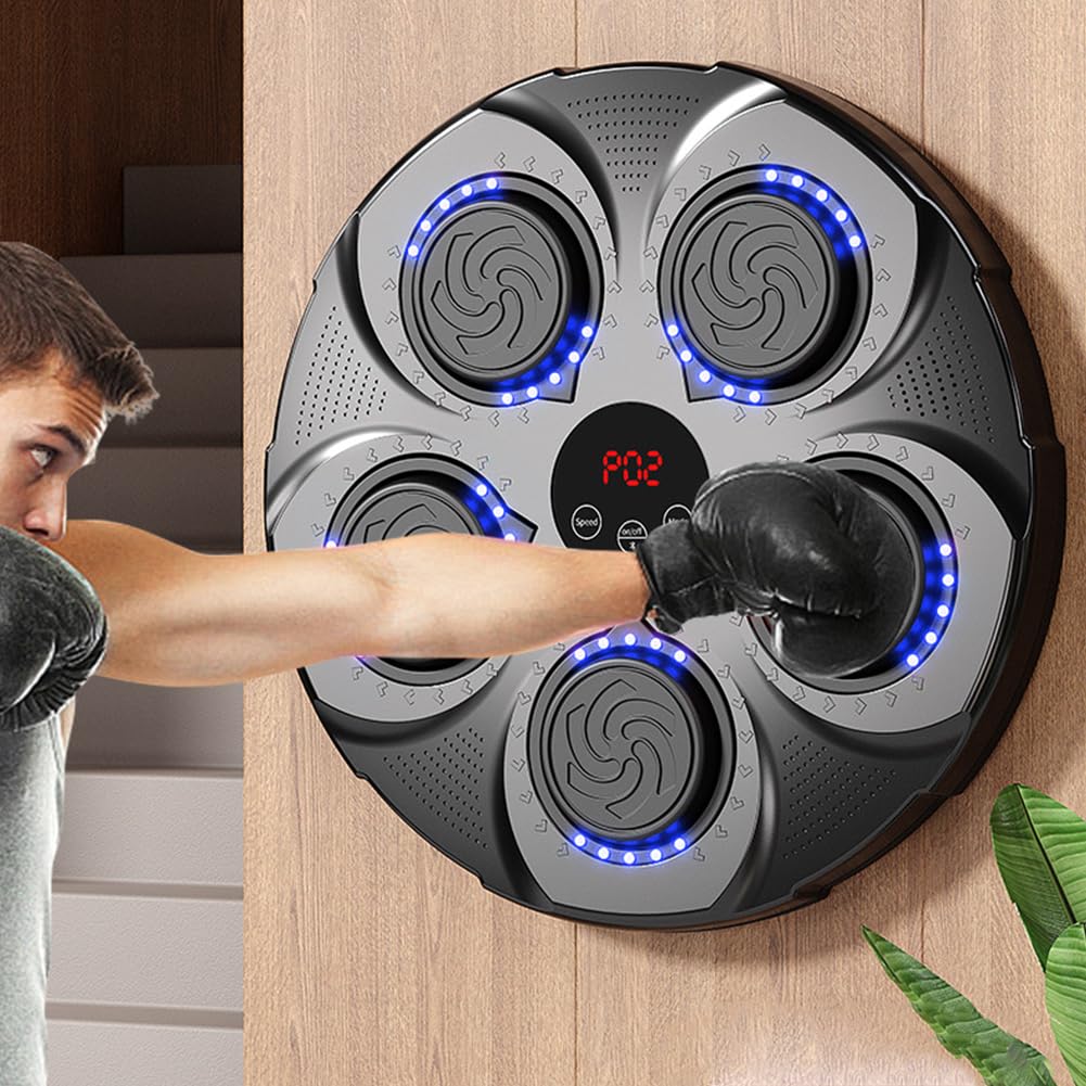 Music Boxing Machine, Musica elettronica Boxing Machine, Musica elettronica da parete Attrezzatura per l'allenamento, Divertimento elettronico intelligente Bluetooth montato a parete Boxing Tr